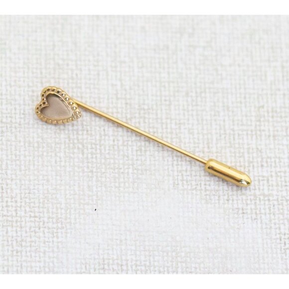 Vintage Golden Heart Stickpin by Sarah Coventry - Y1 - Picture 1 of 3